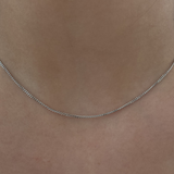 Curb Chain Neckalce with Bolt Clasp
