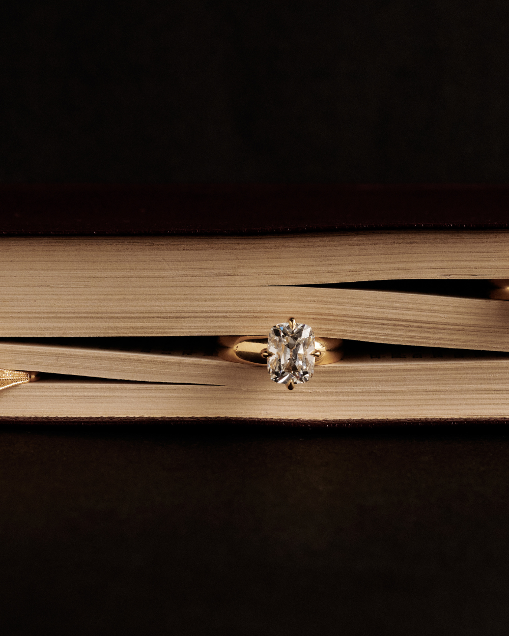 Darcy Old Mine Cushion Diamond Engagement Ring classajewellers