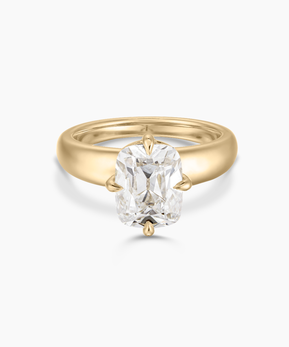 Darcy Old Mine Cushion Diamond Engagement Ring classajewellers
