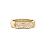 Beatrice Hand Engraved Band classajewellers