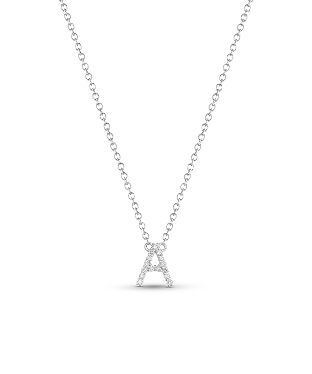 Diamond Initial Necklace