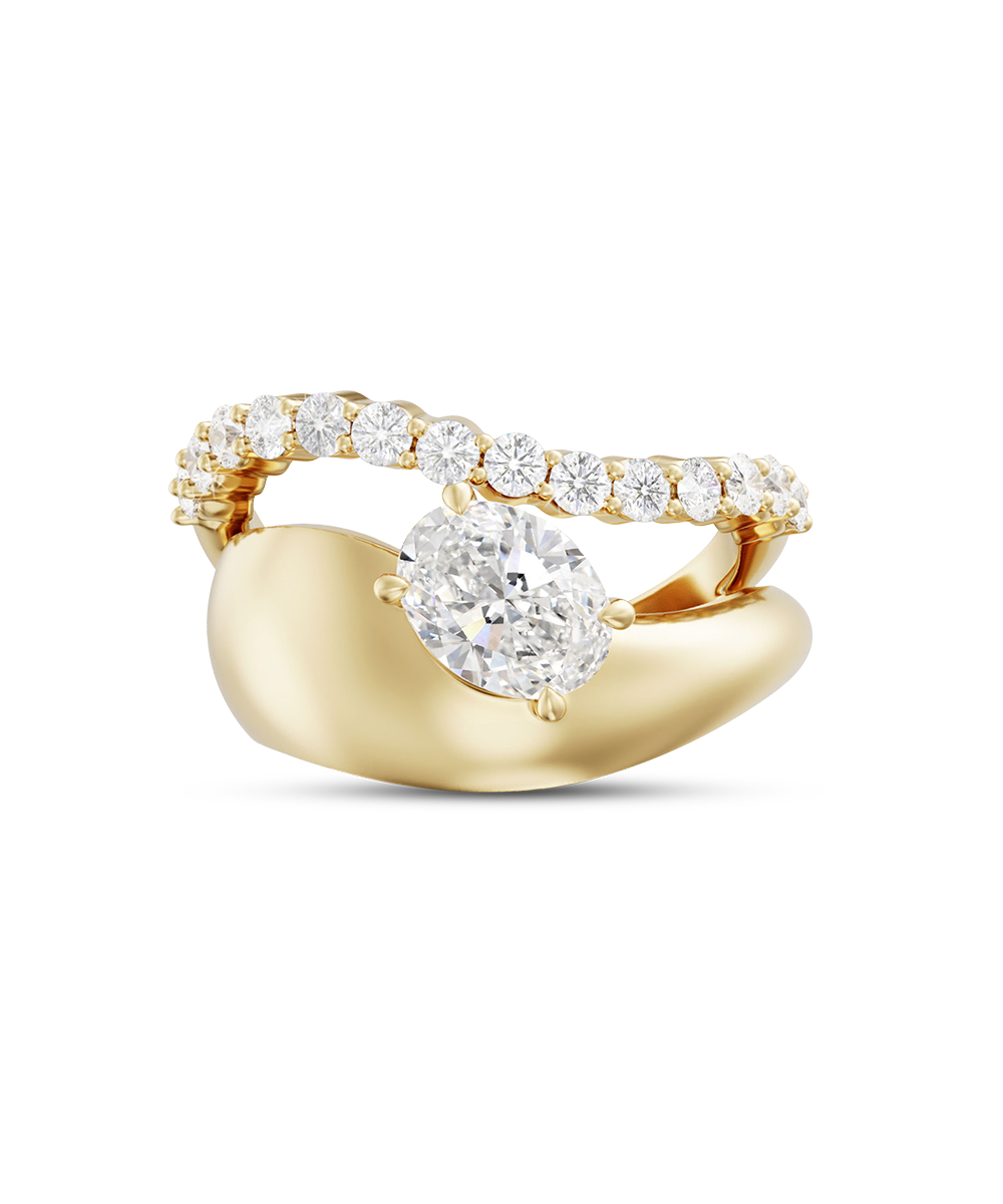 Diba 1.08ct Oval Diamond Ring