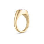 Drew Yellow East West Oval Diamond Ring classajewellers