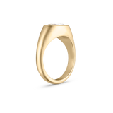 Drew Yellow East West Oval Diamond Ring classajewellers