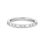 Eloise Round and Marquise Diamond Band White Gold classajewellers