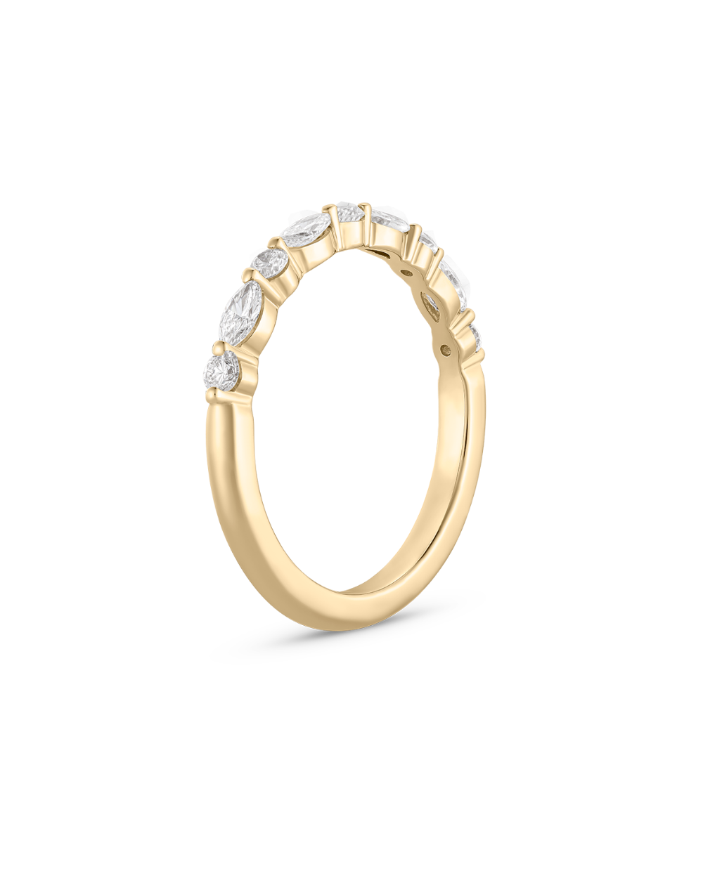 Eloise Round and Marquise Natural Diamond Band