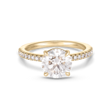 Emilie 2.08ct Round Diamond Band Engagement Ring