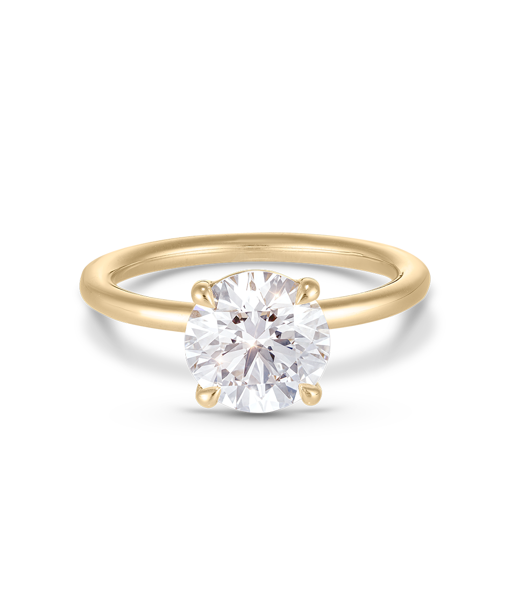 Emilie 2.09ct Round Diamond Engagement Ring