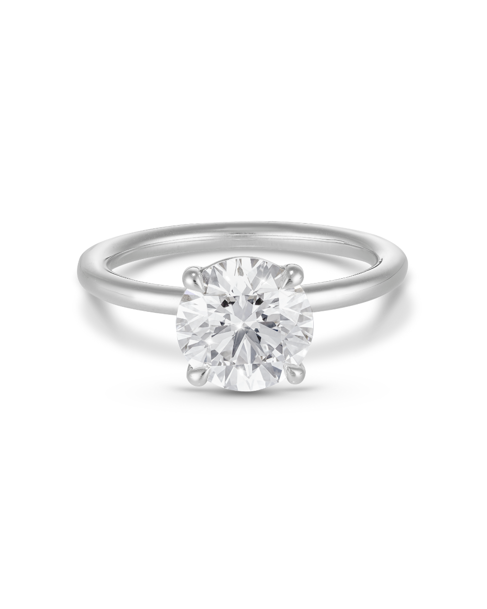 Emilie 2.01ct Round Diamond Engagement Ring
