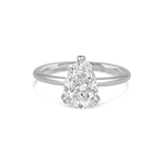 Erin 2.00ct Pear Diamond Solitaire Engagement Ring