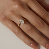 Erin 2.05ct Pear Diamond Solitaire Engagement Ring