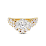 Estelle 1.56ct East West Oval Diamond Ring