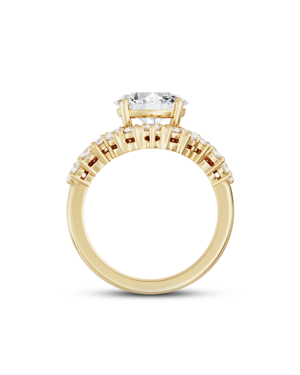 Estelle 1.56ct East West Oval Diamond Ring