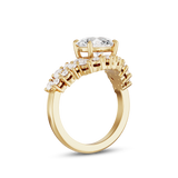 Estelle 1.56ct East West Oval Diamond Ring