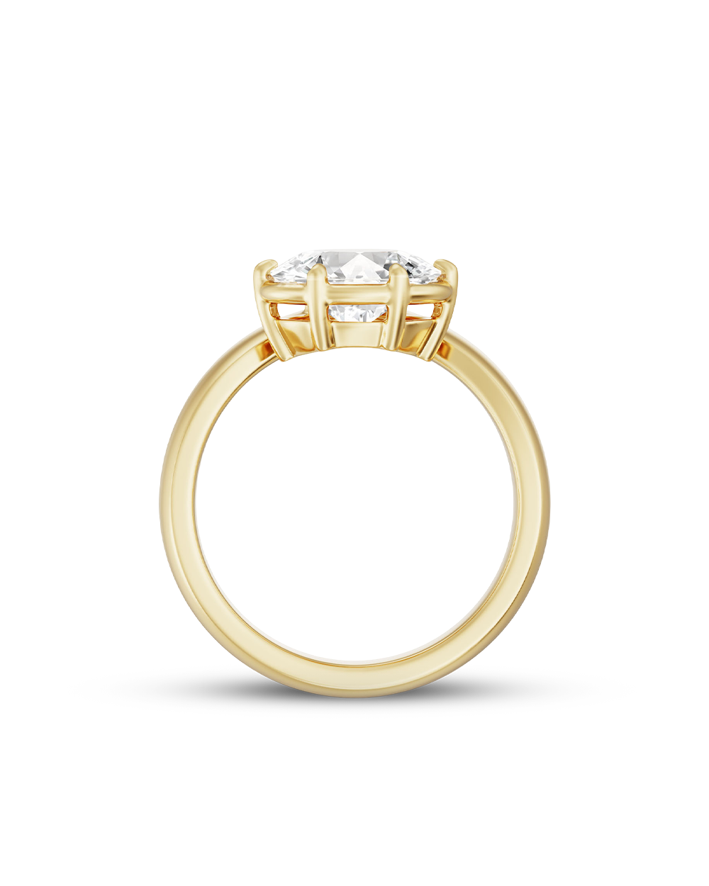 Gaia 1.51ct East West Oval Diamond Ring