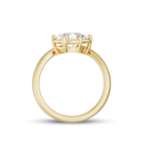 Gaia 1.51ct East West Oval Diamond Ring