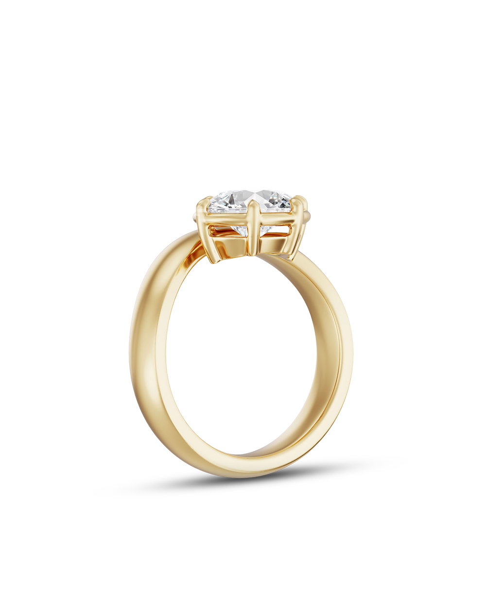 Gaia 1.51ct East West Oval Diamond Ring