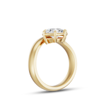 Gaia 1.51ct East West Oval Diamond Ring