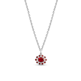 Ophelia Pendant - Garnet