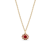 Ophelia Pendant - Garnet