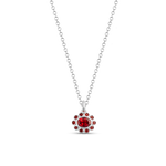 Ophelia Pendant - Garnet