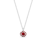 Ophelia Pendant - Garnet