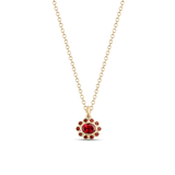 Ophelia Pendant - Garnet
