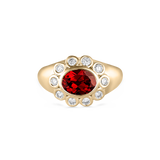 Ophelia Pinky Ring - Ruby