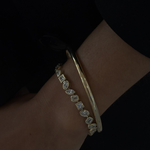 Multicut Bezel Tennis Bracelet
