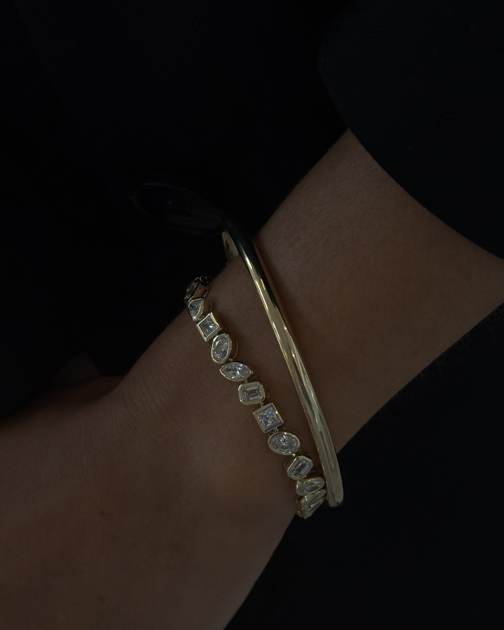 Gold Golf Bangle