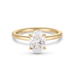 Grace 1.32ct Oval Diamond Solitaire Engagement Ring