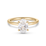 Grace 1.32ct Oval Diamond Solitaire Engagement Ring