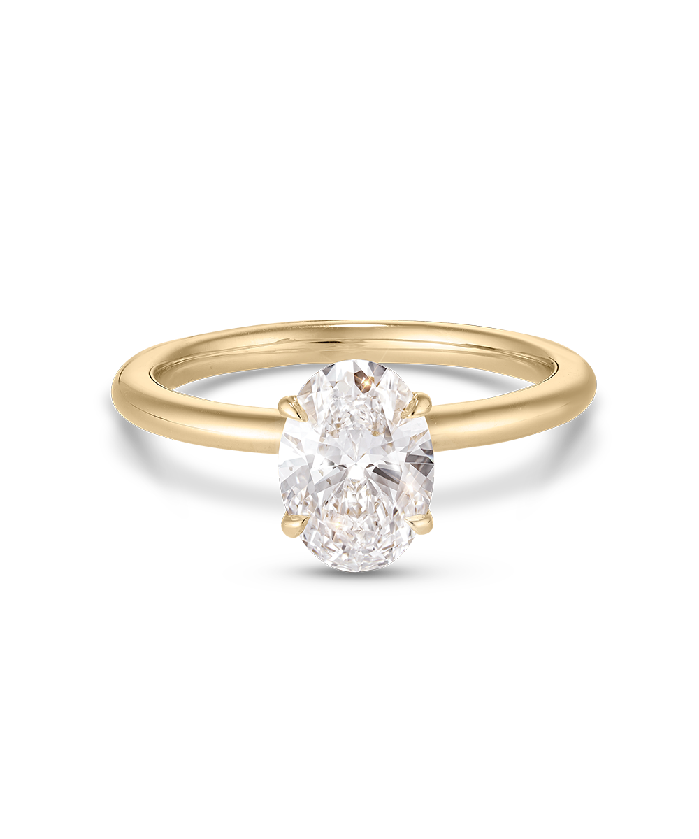 Grace 1.51ct Oval Diamond Solitaire Engagement Ring
