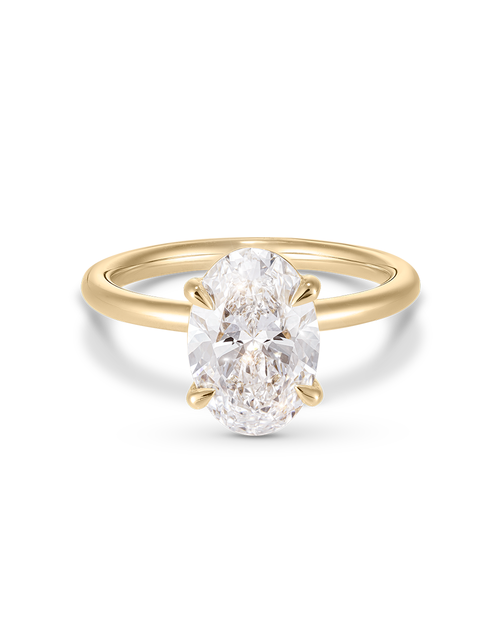 Grace 2.55ct Oval Diamond Solitaire Engagement Ring
