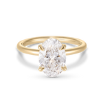 Grace 2.55ct Oval Diamond Solitaire Engagement Ring