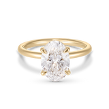 Grace 2.55ct Oval Diamond Solitaire Engagement Ring