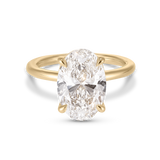 Grace 4.10ct Oval Diamond Solitaire Engagement Ring