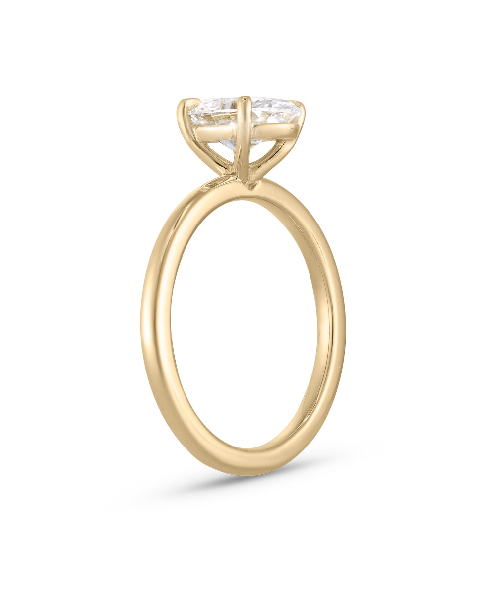 Grace 1.51ct Oval Diamond Solitaire Engagement Ring