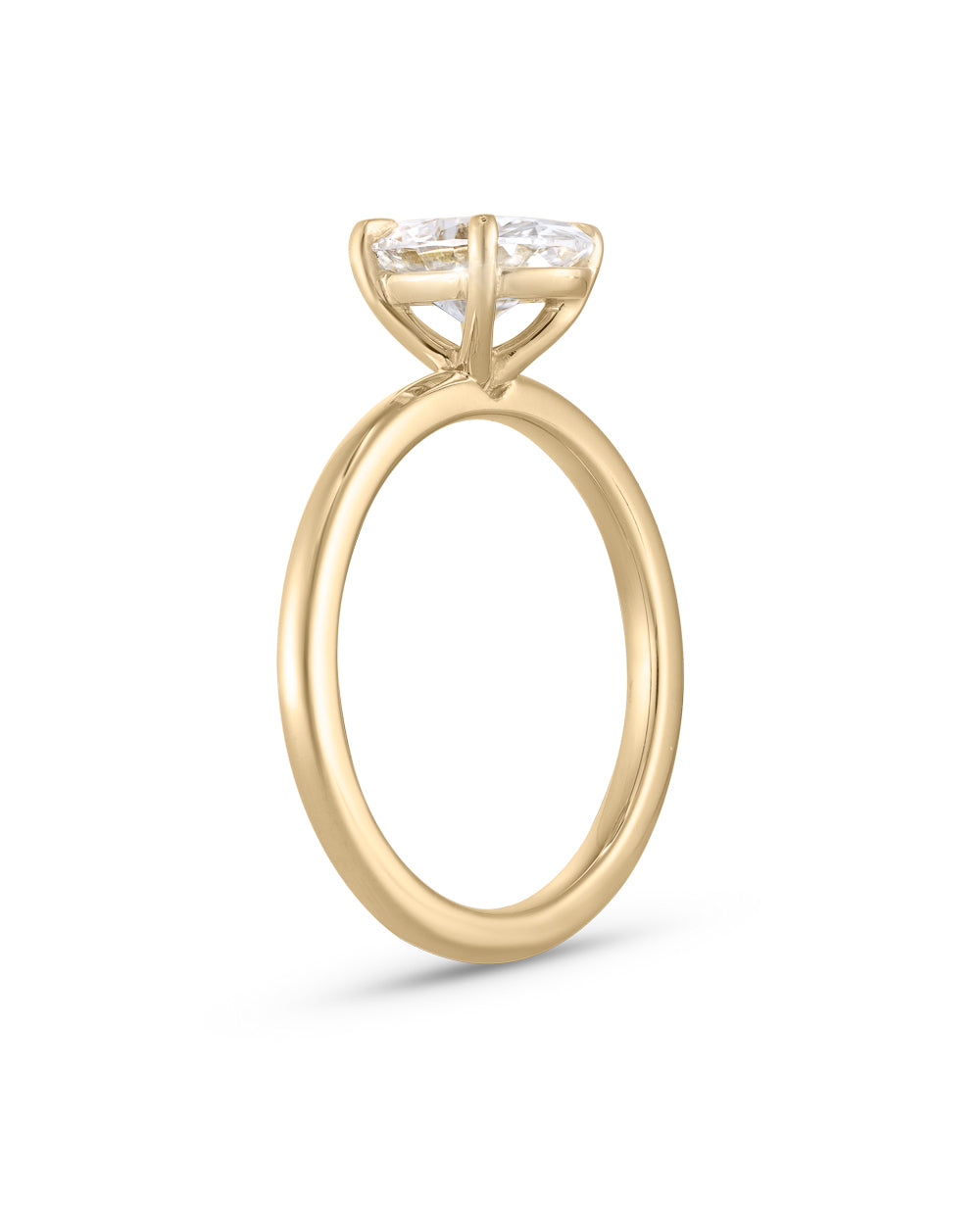 Grace 1.51ct Oval Diamond Solitaire Engagement Ring