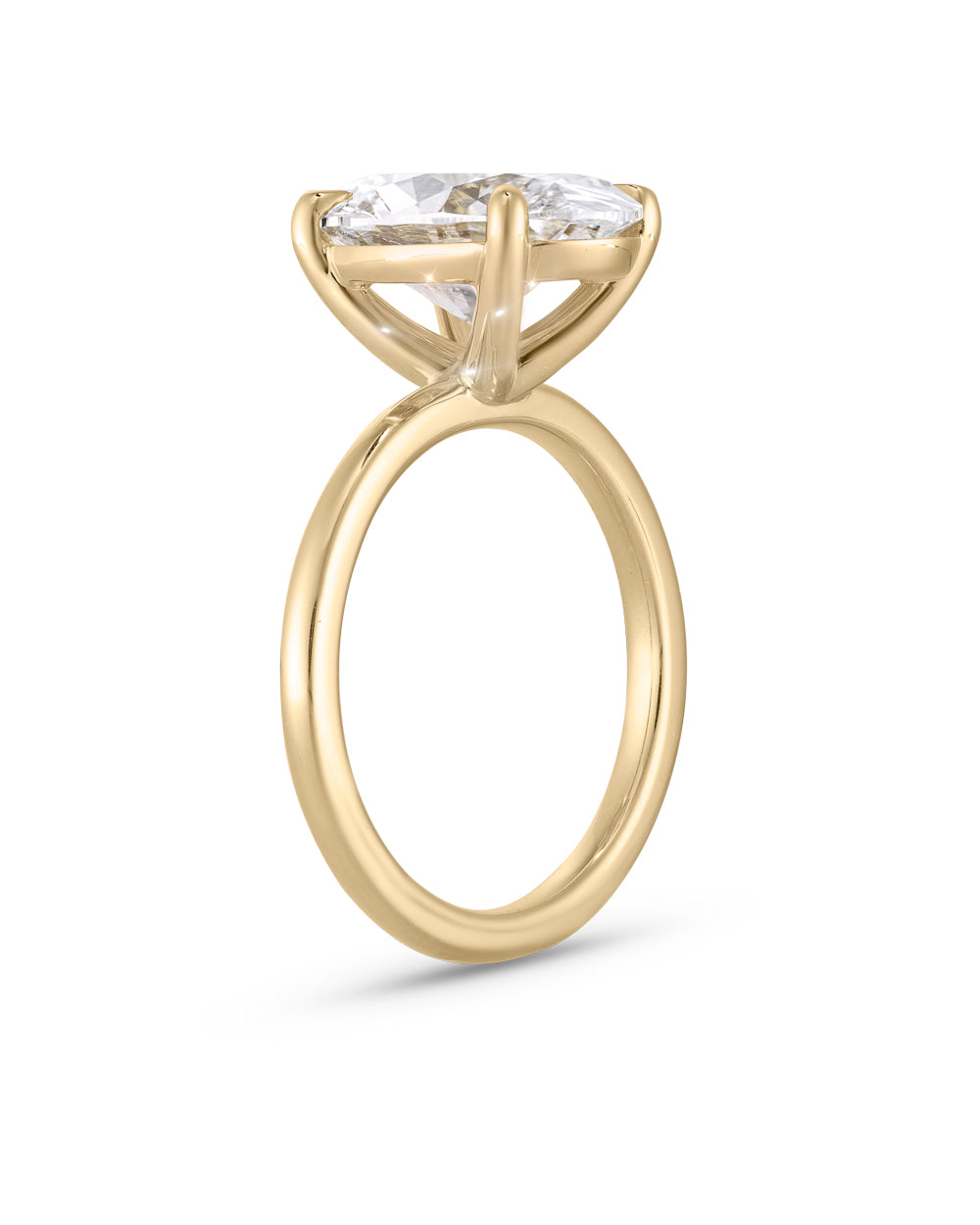 Grace 4.10ct Oval Diamond Solitaire Engagement Ring