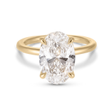 Grace 4.01ct Oval Diamond Solitaire Engagement Ring