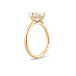 Grace 2ct Compass Set Oval Engagement Ring