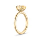 Grace 2.52ct Yellow Oval Diamond Engagement Ring classajewellers