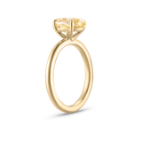 Grace 2.52ct Yellow Oval Diamond Engagement Ring classajewellers