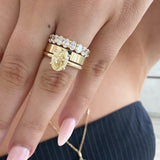 Grace 2.52ct Yellow Oval Diamond Engagement Ring classajewellers