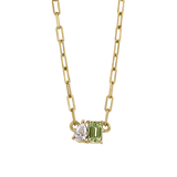 Bridget Tourmaline Toi et Moi Necklace