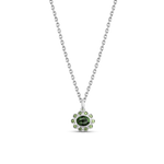Ophelia Pendant - Green Tourmaline