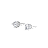 Halle Pear Diamond Studs