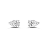 Halle Pear Diamond Studs