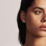 Halle Pear Diamond Studs